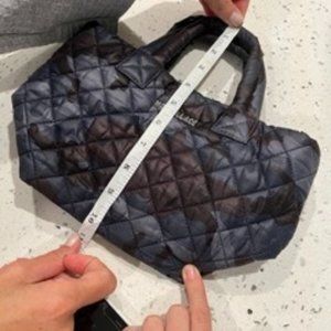 MZ WALLACE Mini Metro Tote Deluxe Blue/Black Camo